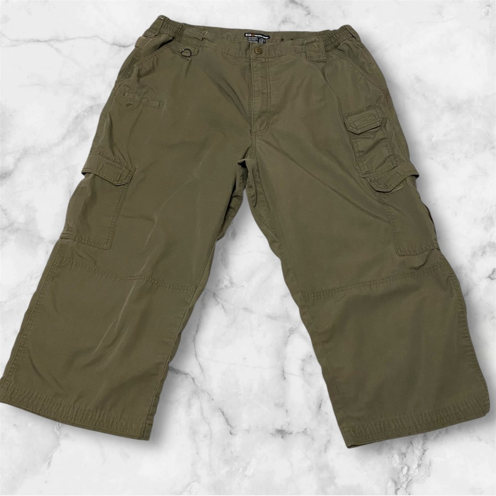 5.11‎ Tactical Pants Men's 40x33 Green Ripstop Cargo Utility